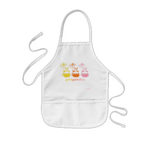 daisy bunny pastel apron