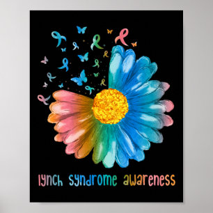 Daisy Butterfly Lynch Syndrome Awareness Poster
