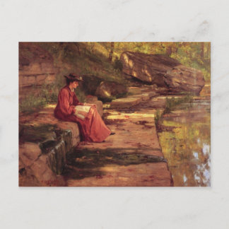 Daisy by the River by Theodore Clement Steele Postcard