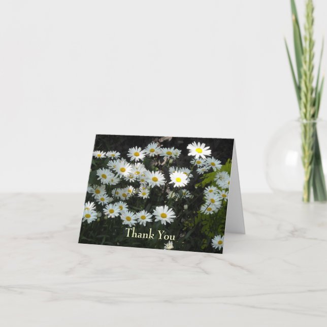 Daisy Carte de remerciements (Devant)