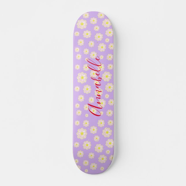 Daisy Cartoon Peinture Skateboard (Devant)