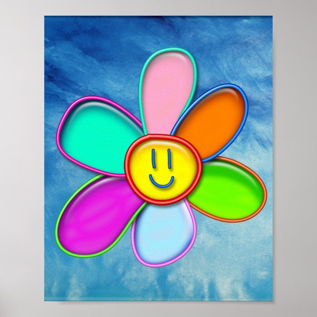 DAISY - Colorful Magic Daisy for Kids - Poster (Front)