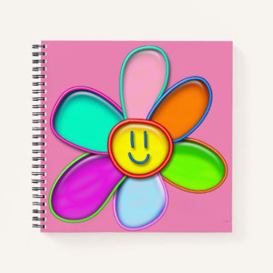 DAISY - Colourful Magic Daisy for Kids - Notebook
