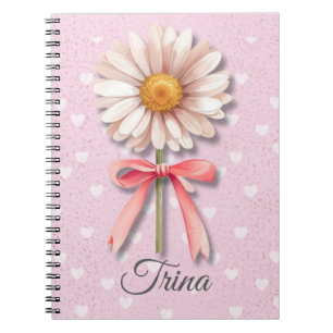 Daisy Coquette Notebook Pink Aesthetic Journal