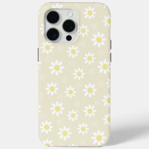 Daisy Cute Flowers Yellow Floral Pattern iPhone 15 Pro Max Case