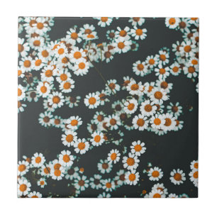 Daisy Daisies Floral Tile