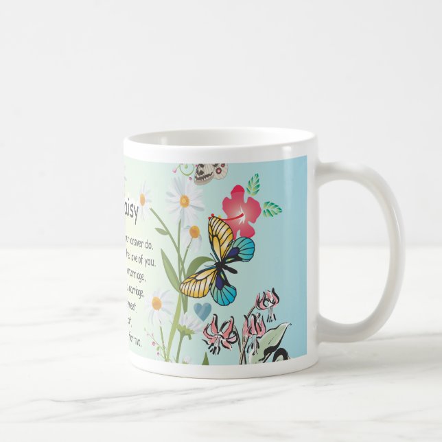 Daisy, daisy, give me the answer do... coffee mug (Right)