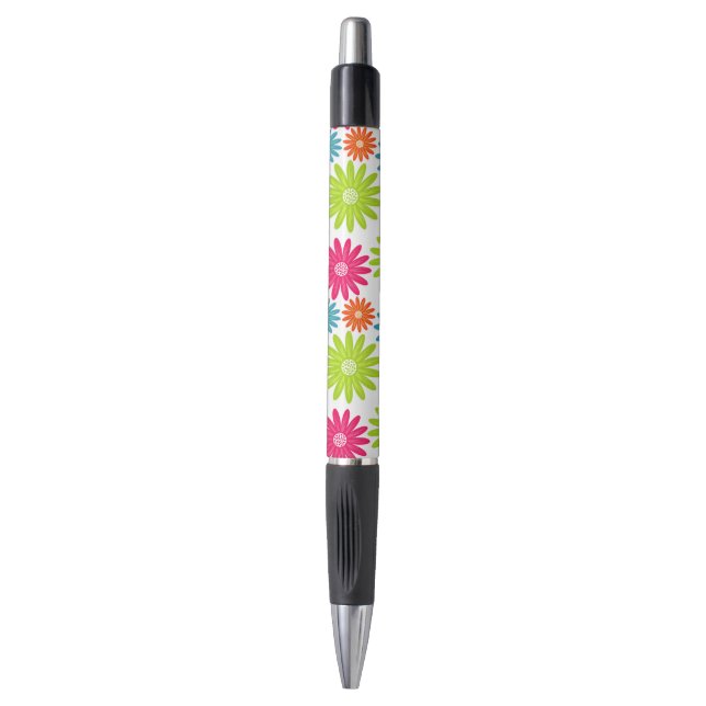 Daisy Days Flower Floral Ballpoint Pen (Front Vertical)