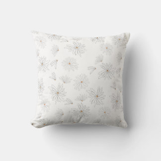 Daisy Days Throw Pillow