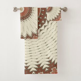 Daisy Delicate Mandala Bath Towel Set