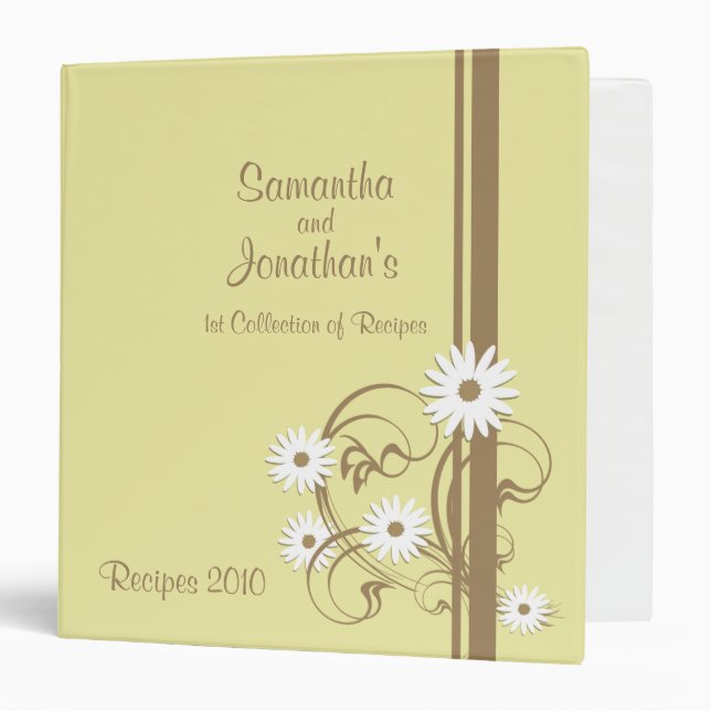 Daisy Delight/ Classeur de recettes (Devant/Intérieur)
