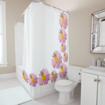 Daisy Delight Shower Curtain – All-Over Print