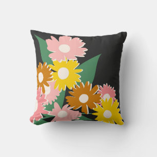 Daisy Delight Throw Pillow
