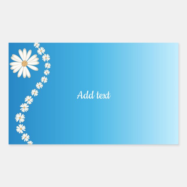 Daisy Design Template Sticker (Front)
