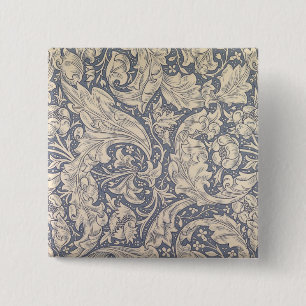 'Daisy' design (textile) 2 Inch Square Button