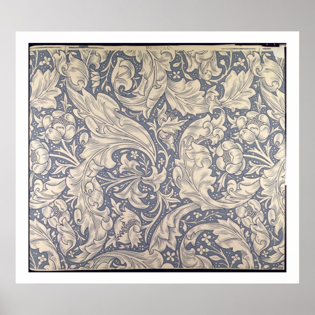 'Daisy' design (textile) Poster (Front)