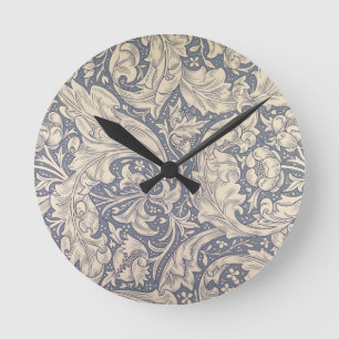 'Daisy' design (textile) Round Clock