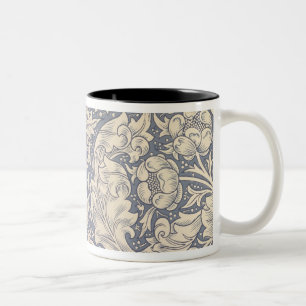 'Daisy' design (textile) Two-Tone Coffee Mug
