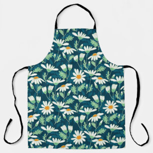 Daisy Ditsy Chamomile Romantic Print Apron