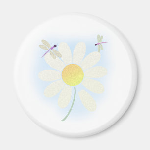Daisy Dragonflies Magnet