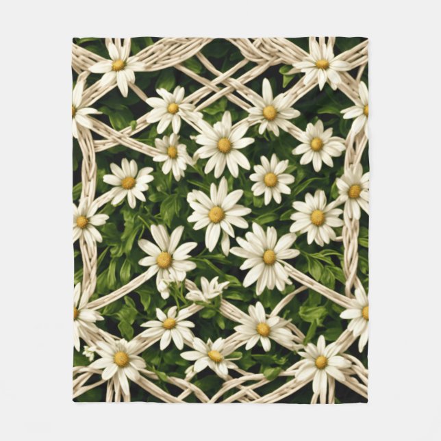 Daisy Dream Fleece Bliss Blanket (Front)