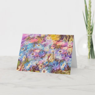 Daisy Dream Garden Art Note Card