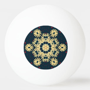 Daisy Dreams Mandala Ping Pong Ball