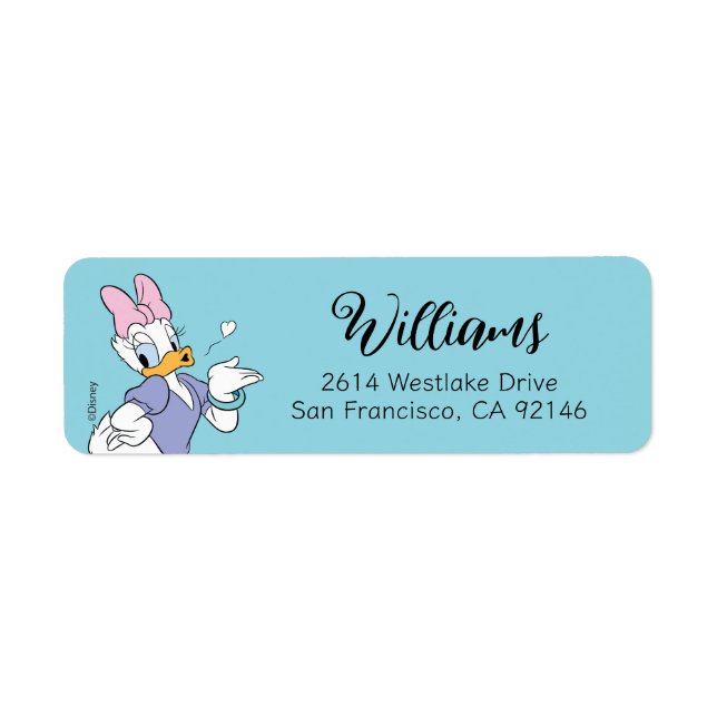 Daisy Duck Blowing a Kiss (Front)