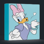Daisy Duck Blowing a Kiss Binder<br><div class="desc">Spread a little love with this timeless and charming Daisy Duck character graphic! Captured in a classic, flirtatious pose blowing a delicate heart-shaped kiss, this design radiates sweetness and personality. With her iconic pink bow, purple blouse, and matching heels, this illustration is a beautiful celebration of classic animation style. The...</div>