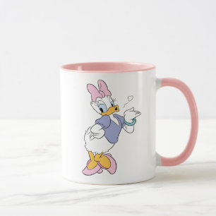 Daisy Duck Blowing a Kiss Mug