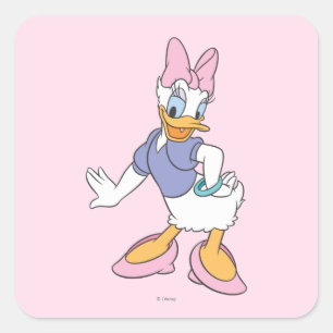 Daisy Duck   Diva Square Sticker
