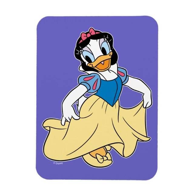 Daisy Duck Dressed up as Snow White Magnet (Vertical)