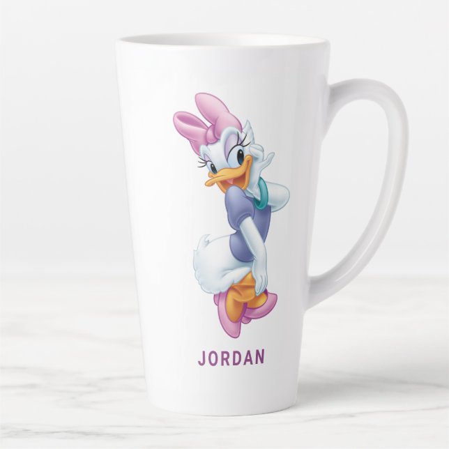 Daisy Duck | Flirting Latte Mug (Right)