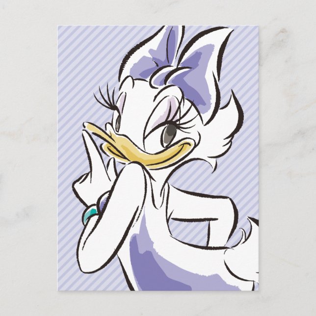 Daisy Duck | Sweet Like Sugar Postcard (Front)