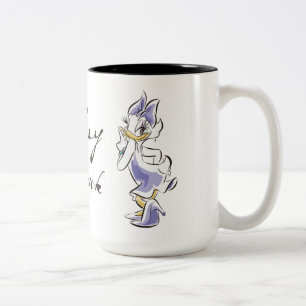 Daisy Duck   Sweet Like Sugar Two-Tone Coffee Mug