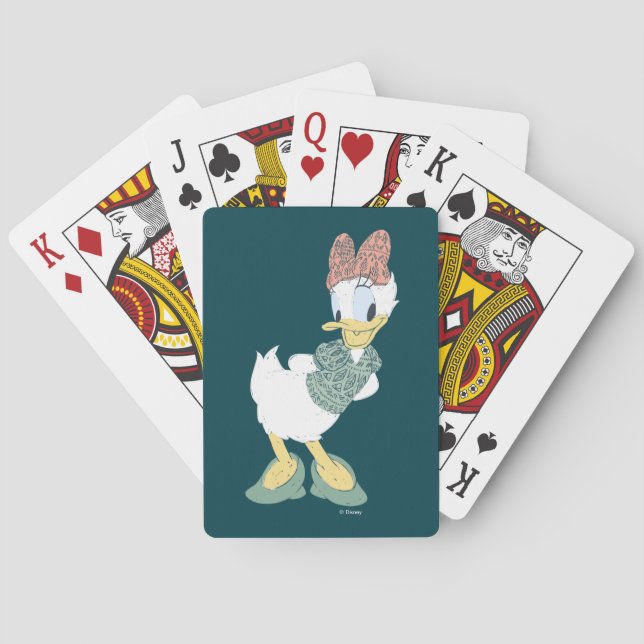 Daisy Duck | You Make Me Wander Playing Cards (Back)