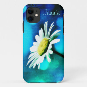 Daisy en Turquoise iPhone 5 Coque *Personnaliser*