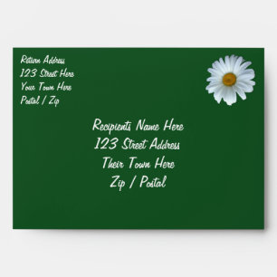 Daisy Envelopes Personalize Daisies Envelopes