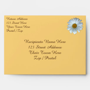 Daisy Envelopes Personalize Daisies Envelopes