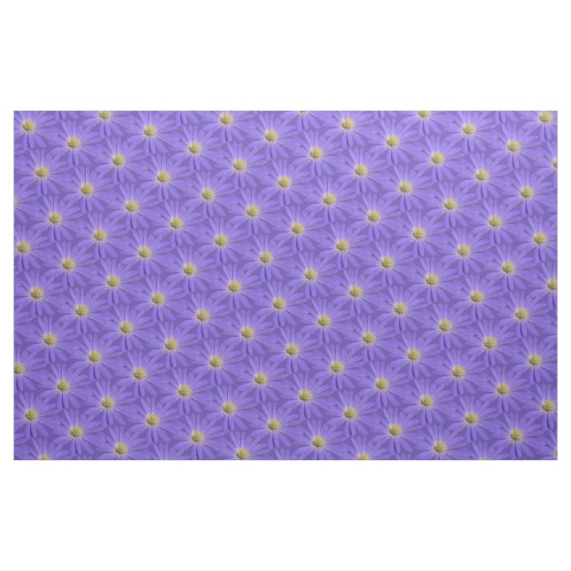Daisy Fabric Purple Daisy Fabric Cotton or Poly (Fat Quarter)