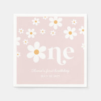 Daisy floral 1st birthday