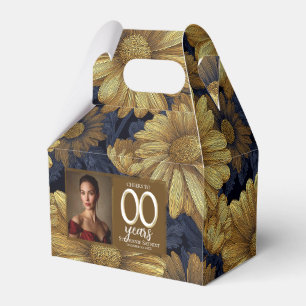 Daisy Floral 70Th Birthday Custom Favor Box