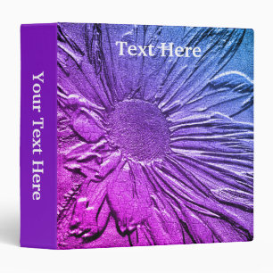 Daisy Floral Art Personalized Binder