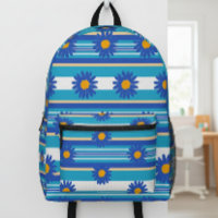 Daisy Floral Backpack, Print Cut Sew Bag