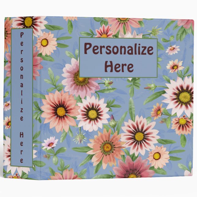 Daisy Floral Binder (Front/Spine)