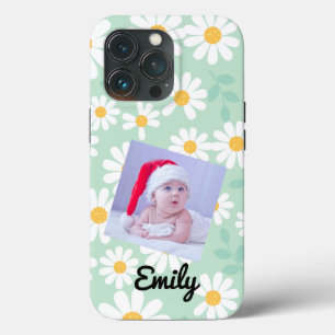 Daisy floral boho retro photo I Phone Case