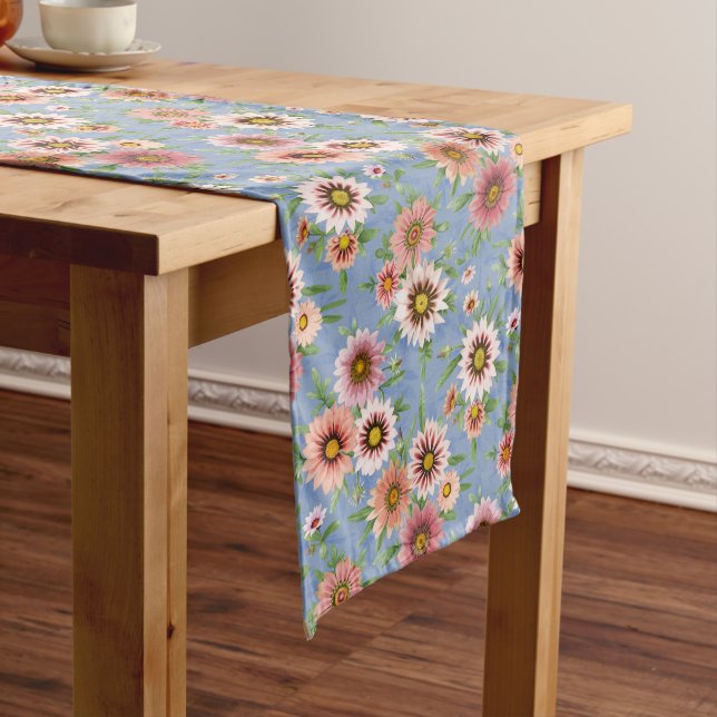 Daisy Floral Long Table Runner (In Situ)