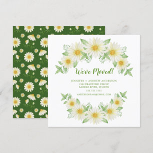 Daisy Floral Moving Announcement