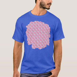 Daisy Floral Pattern Pink T-Shirt