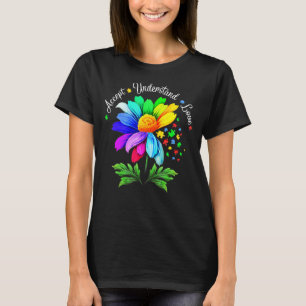 Daisy Flower Autism Awareness Men Women Kids Autis T-Shirt
